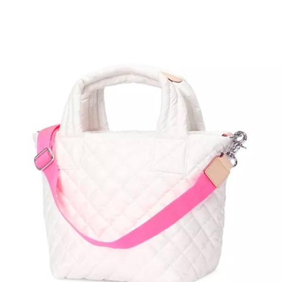 MZ Wallace Mini Metro Tote Deluxe- Pearl & Iridescent - Picture 3 of 8